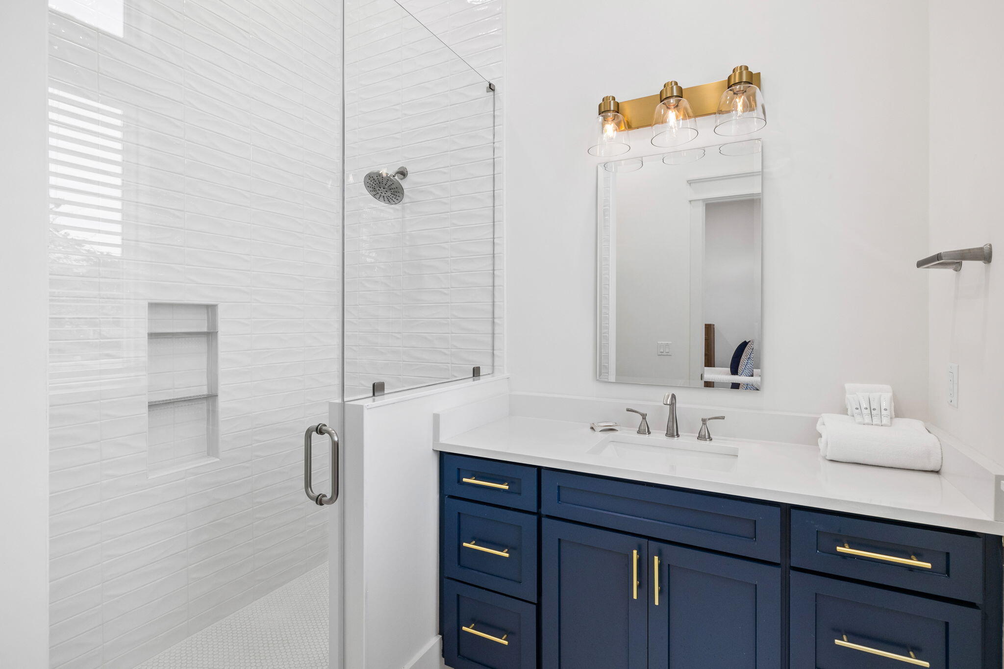 311 Walton Rose Ln Inlet Beach Inlet Beach, FL 32461 - Photo 83 of 90 a bathroom with a sink double vanity and shower