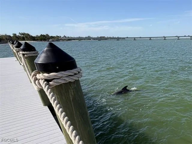 a view of a lake from a balcony