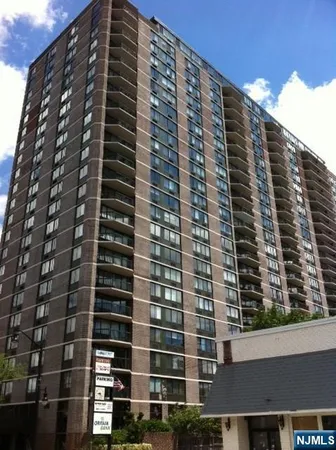 a front view of a building