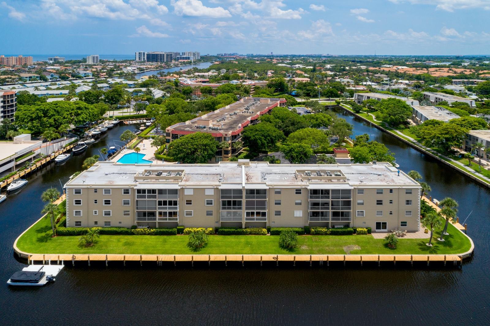 777 Jeffery Street, Unit 301 Boca Raton, FL 33487 - Photo 22 of 22 Aerial