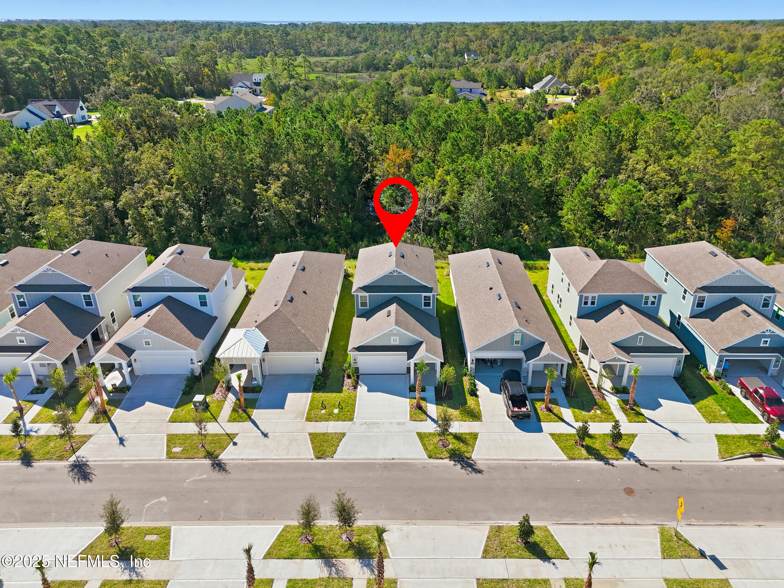 96509 Stillpoint Way Fernandina Beach, FL 32034 - Photo 29 of 32 an aerial view of multiple houses with yard