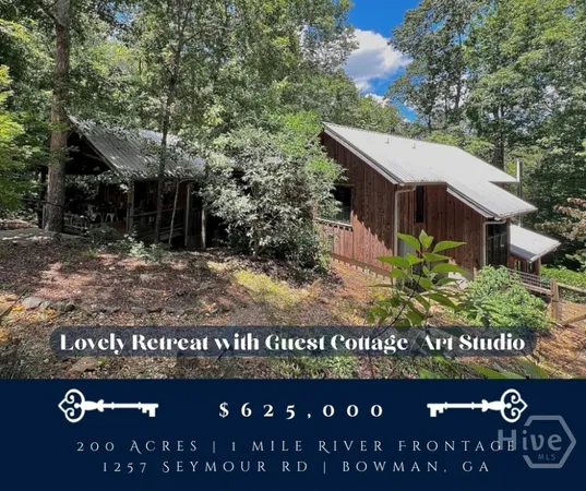 $625,000 | 1257 Seymour Road, Bowman, GA 30624