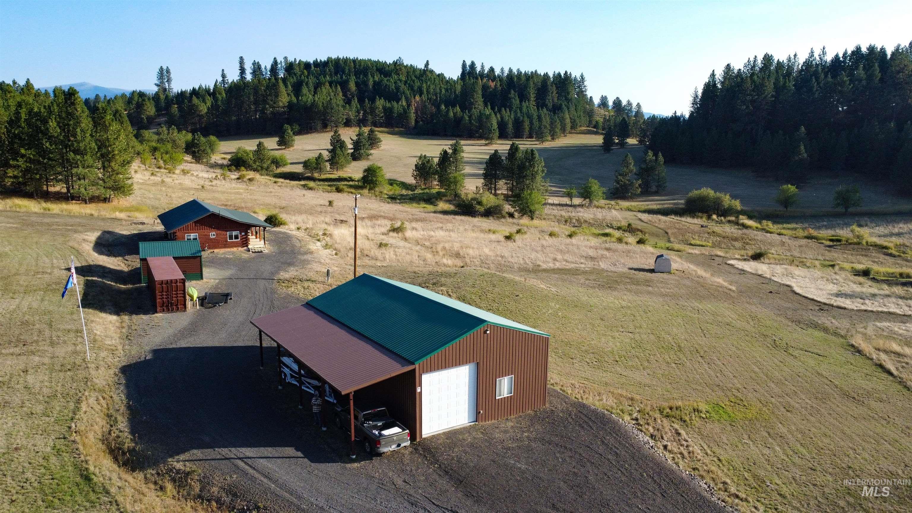 830 Leitch Creek Road Kooskia, ID 83539 - Photo 47 of 49 Overview of rural landscape with a forest
