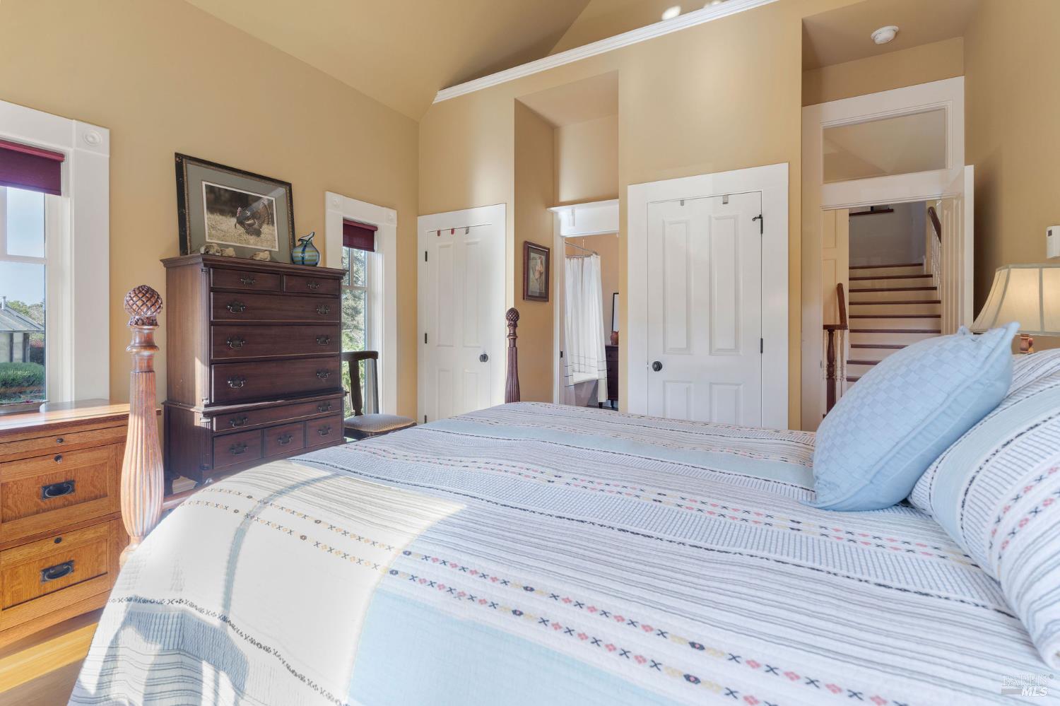 43700 Mountain View Road Manchester, CA 95459 - Photo 27 of 74 Secondary bed with oversized closet and Jack and Jill bath.