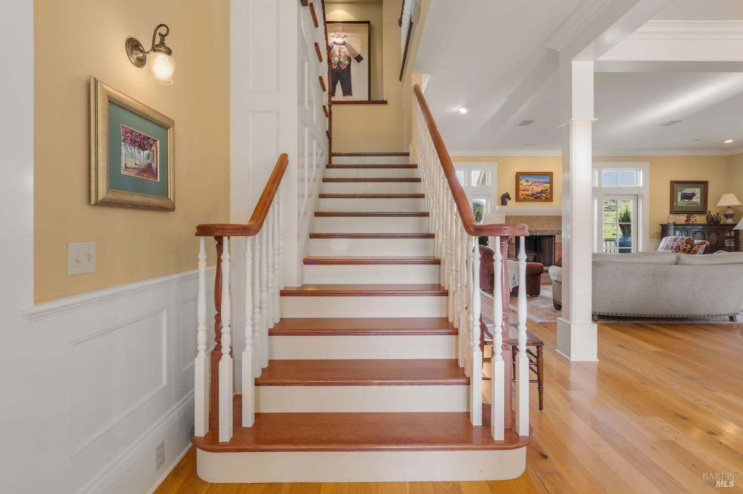 43700 Mountain View Road Manchester, CA 95459 - Photo 30 of 74 A professional "Stair Designer" was brought in to design and install the stairs to the second floor bed/bonus room. Beautifully crafted with a niche for displaying larger art, helps to make the living area as well as the upper level something special.