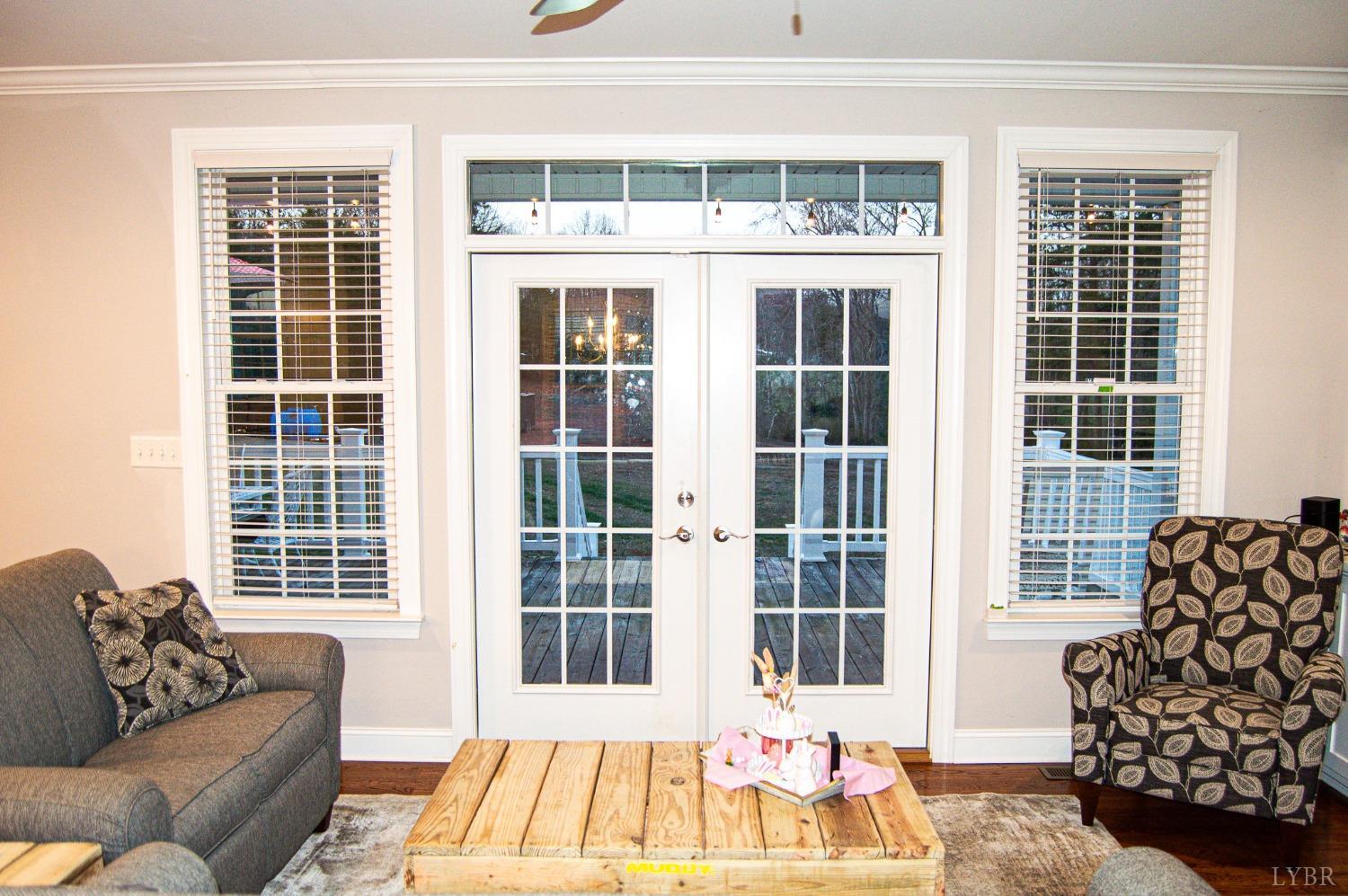 7108 Callands Road Chatham, VA 24531 - Photo 26 of 63 a living room with furniture and a large window