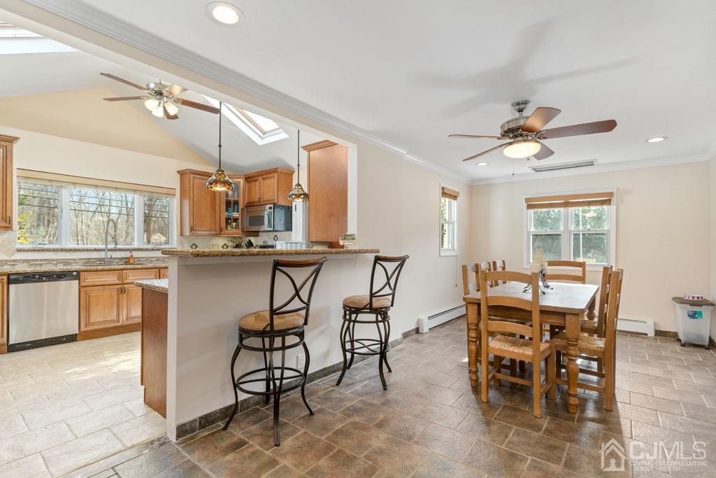 436 Tennent Road Morganville, NJ 07751 - Photo 11 of 36 Granite Breakfast bar