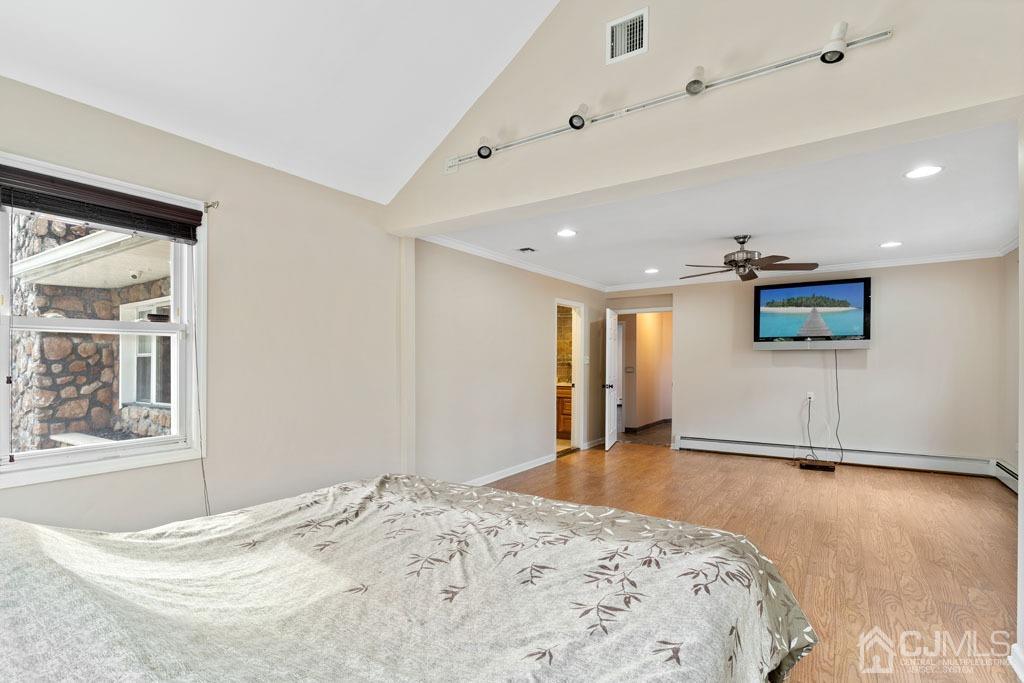 436 Tennent Road Morganville, NJ 07751 - Photo 15 of 36 Huge Master Bedroom with vaulted ceiling
