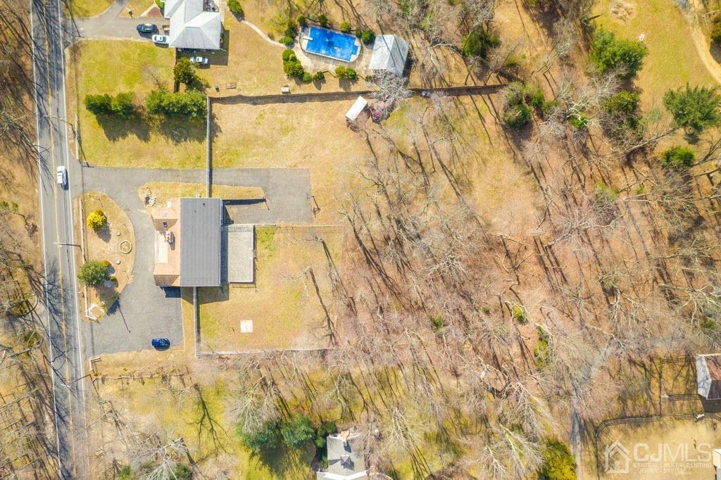 436 Tennent Road Morganville, NJ 07751 - Photo 33 of 36 Arial view of home and 2.3 acres