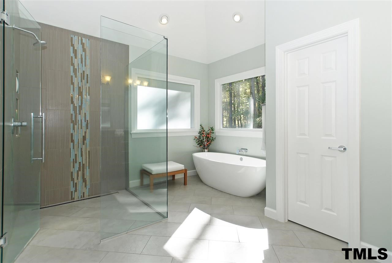 2321 Primrose Valley Court Raleigh, NC 27613 - Photo 14 of 24 MASTER SPA WITH FREE STANDING SOAKING BATH & HUGE WALK IN SHOWER! BREATHTAKING! Master Bath/Spa