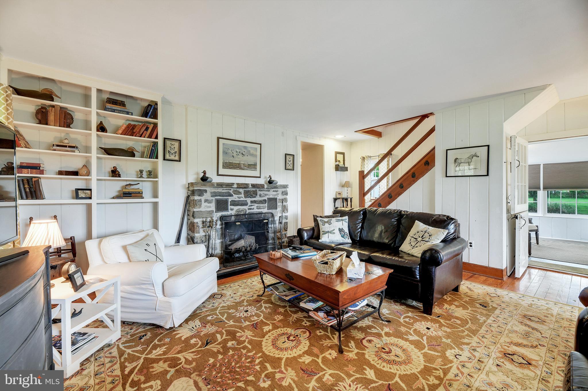 1339 Corbett Road Monkton, MD 21111 - Photo 5 of 70 Inviting living room with stone fireplace