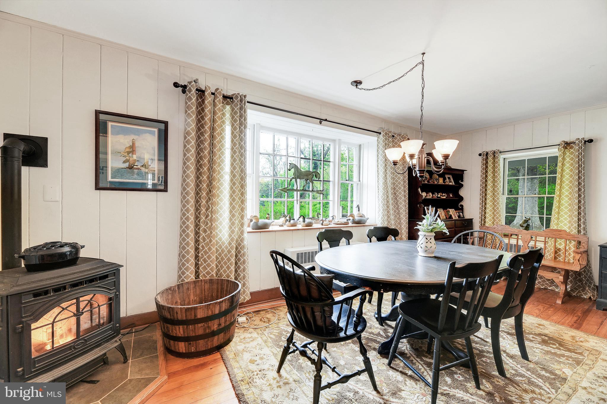 1339 Corbett Road Monkton, MD 21111 - Photo 6 of 70 Dining room with pellet stove