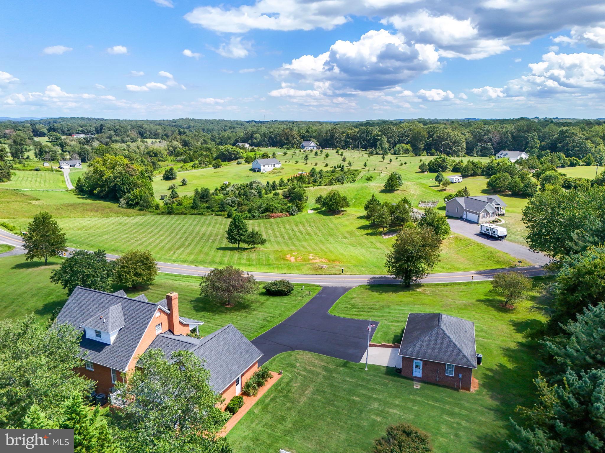 12564 Eggbornsville Road Culpeper, VA 22701 - Photo 14 of 62 an aerial view of residential house with outdoor space and street view