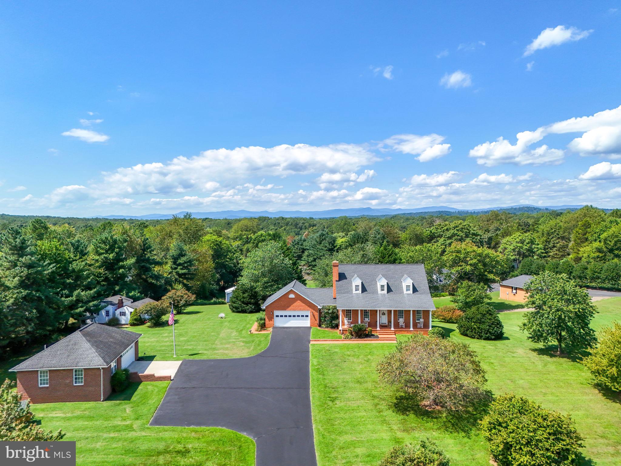12564 Eggbornsville Road Culpeper, VA 22701 - Photo 8 of 62 an aerial view of a house with a yard basket ball court and outdoor view