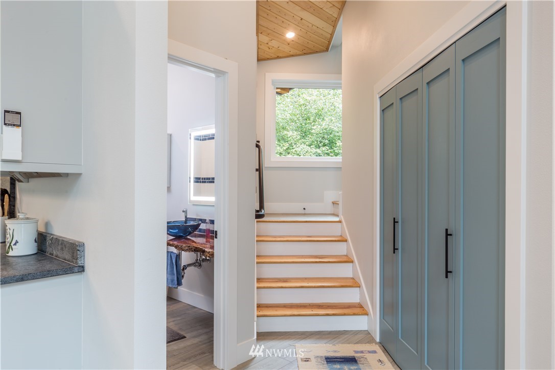 884 McDonald Road, Unit EXT Quilcene, WA 98376 - Photo 20 of 38 a view of entryway and hall with wooden floor