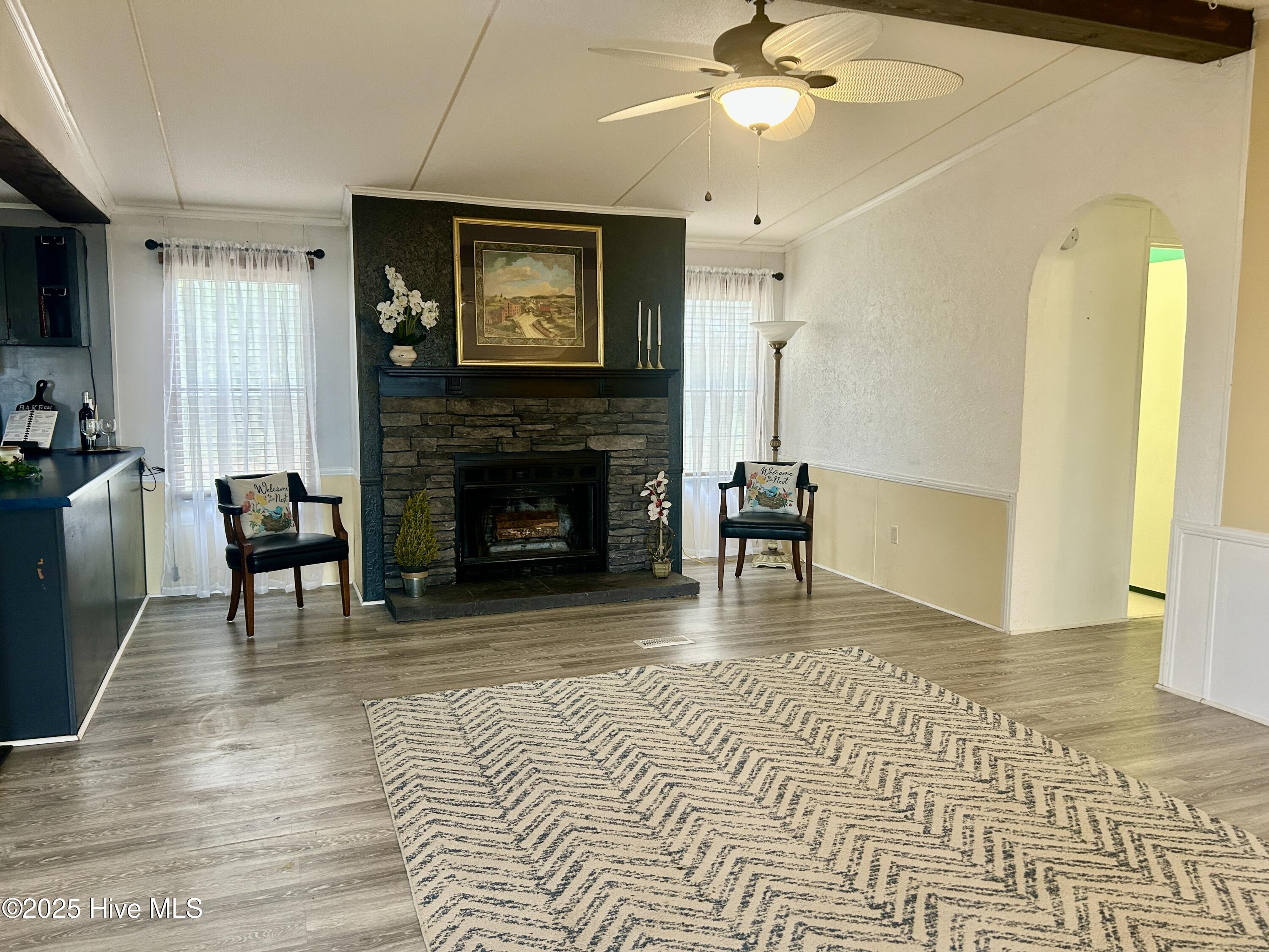 101 Dudley Farm Road Scotland Neck, NC 27874 - Photo 5 of 45 living room view from front door