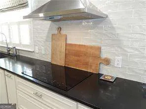 a close view of sink