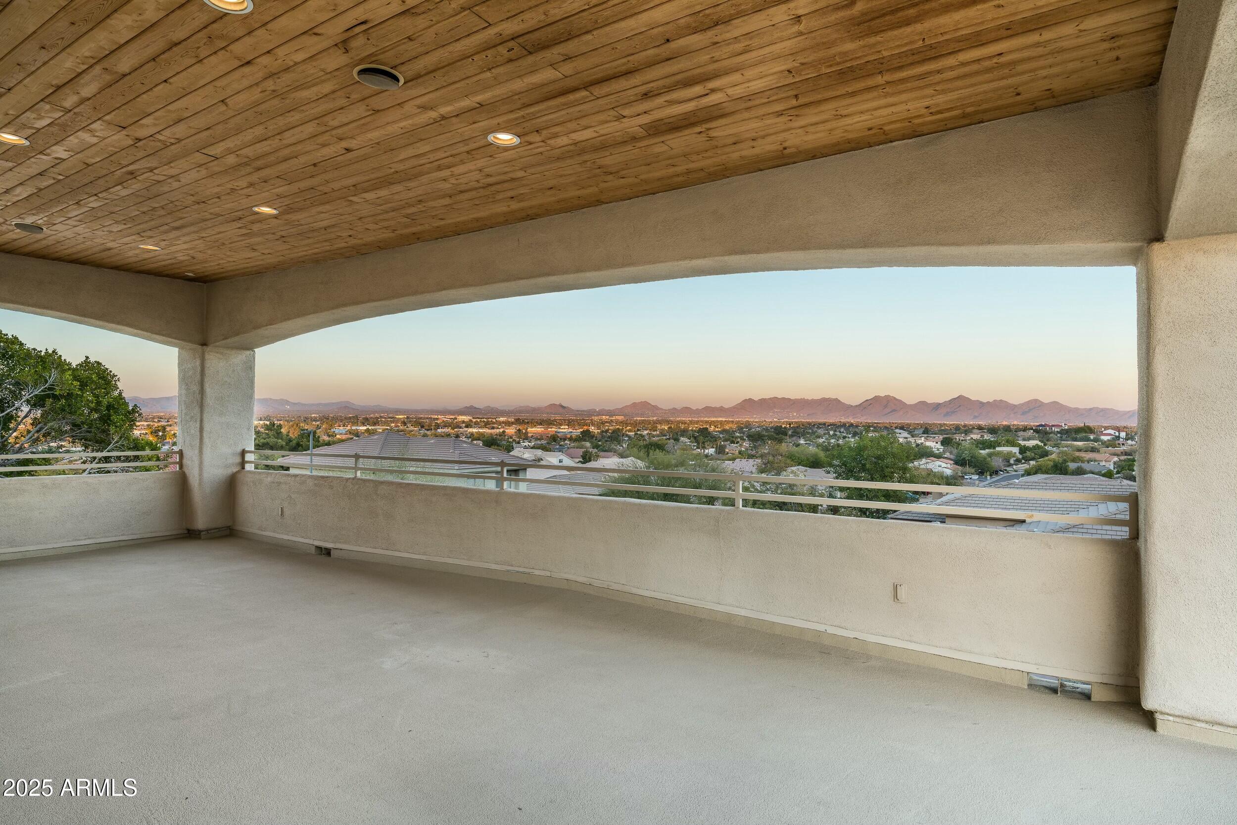 2646 East Spring Road Phoenix, AZ 85032 - Photo 34 of 42 Expansive Balcony with 180 Degree Views
