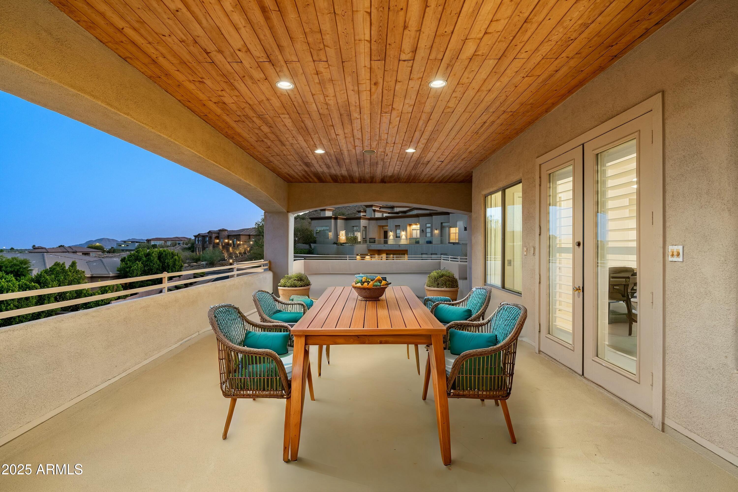 2646 East Spring Road Phoenix, AZ 85032 - Photo 35 of 42 Expansive Balcony with 180 Degree Views