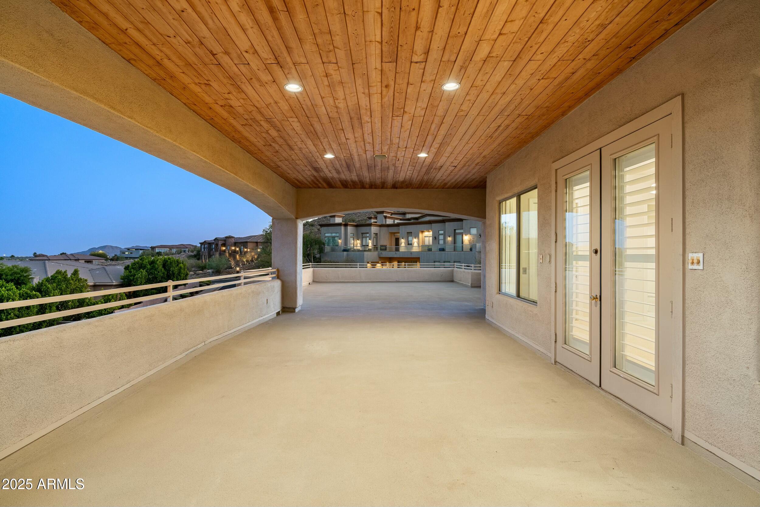 2646 East Spring Road Phoenix, AZ 85032 - Photo 36 of 42 Expansive Balcony with 180 Degree Views