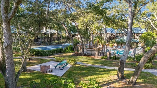 a view of city and mountain