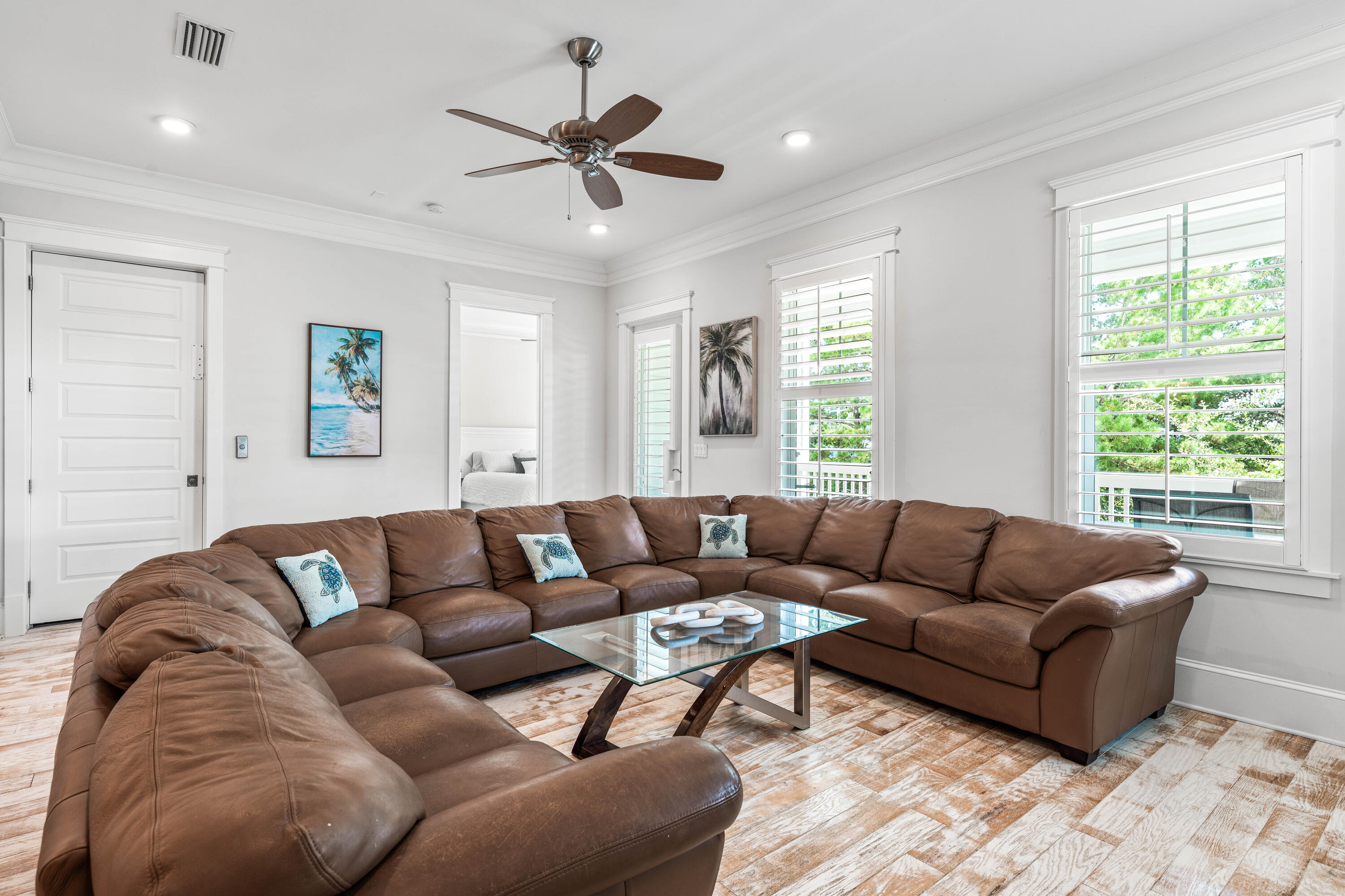 164 Clipper Street Inlet Beach, FL 32461 - Photo 17 of 75 a living room with furniture and a large window
