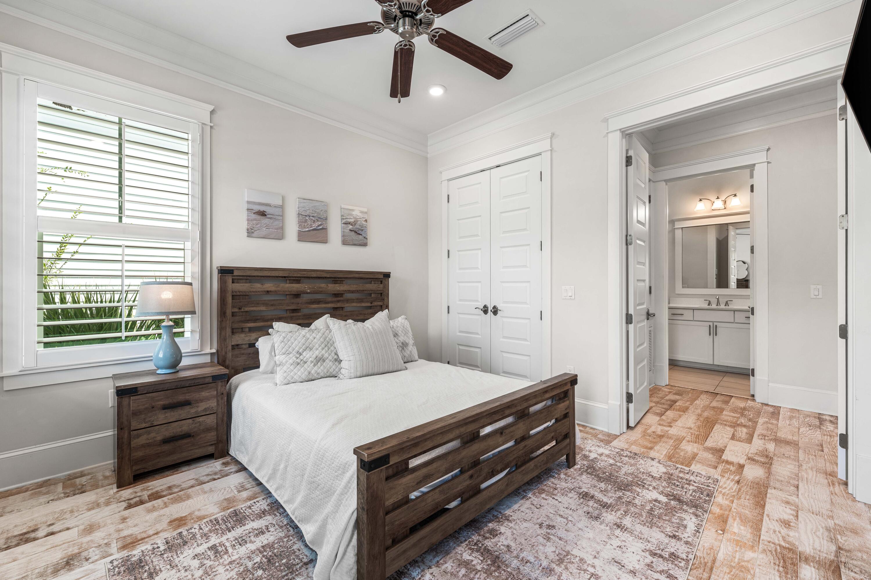 164 Clipper Street Inlet Beach, FL 32461 - Photo 33 of 75 a bed room with a bed and a television