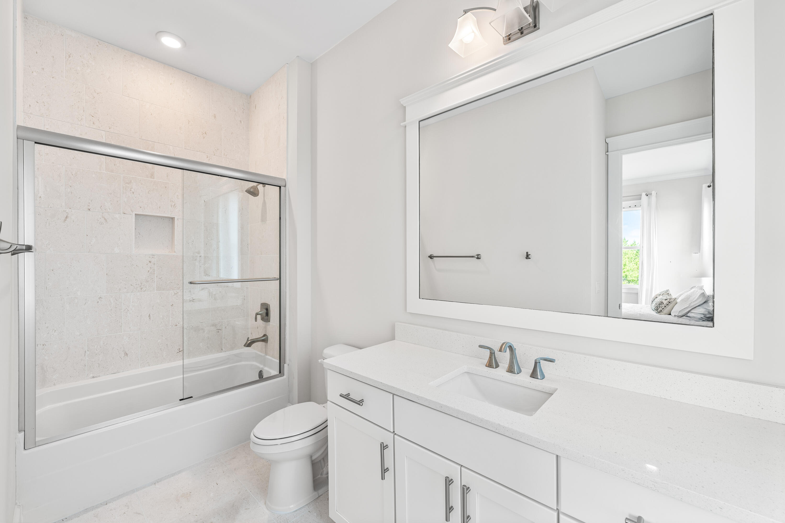 164 Clipper Street Inlet Beach, FL 32461 - Photo 41 of 75 a bathroom with a sink a toilet and shower