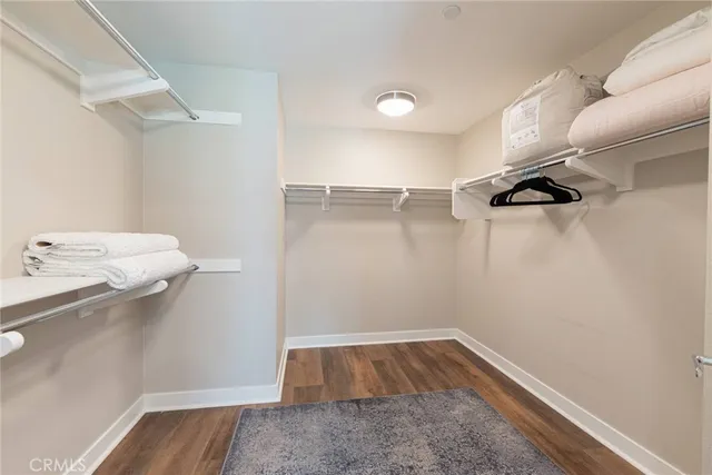 a view of hallway with washer and dryer
