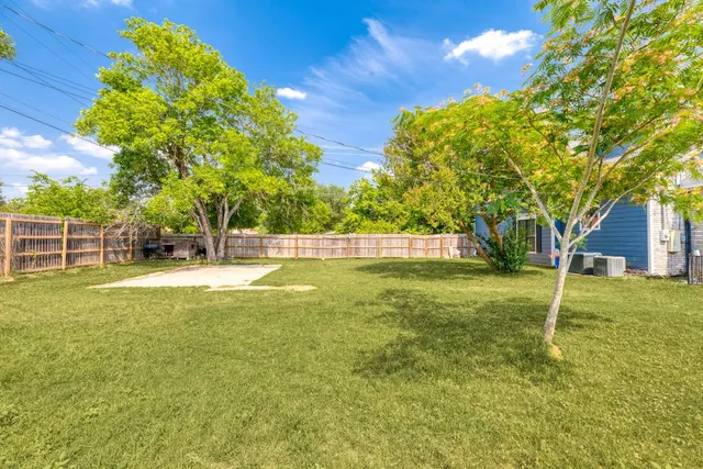 a view of outdoor space with garden