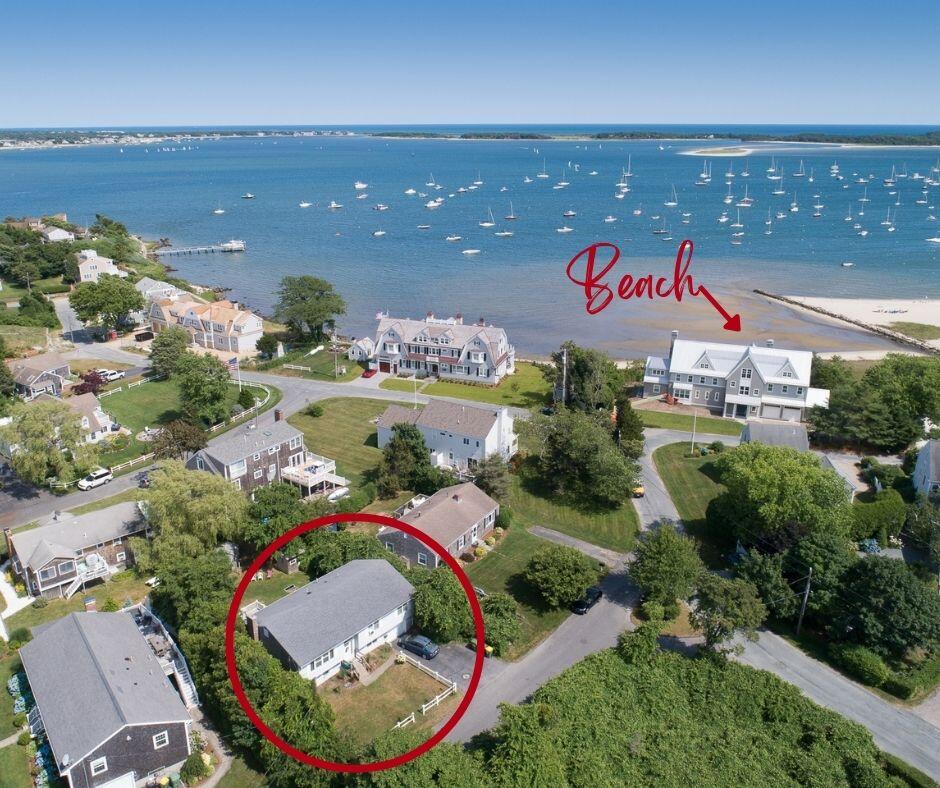 90 Ripple Cove Road Hyannis, MA 02601 - Photo 2 of 38 an aerial view of a house swimming pool patio and outdoor seating