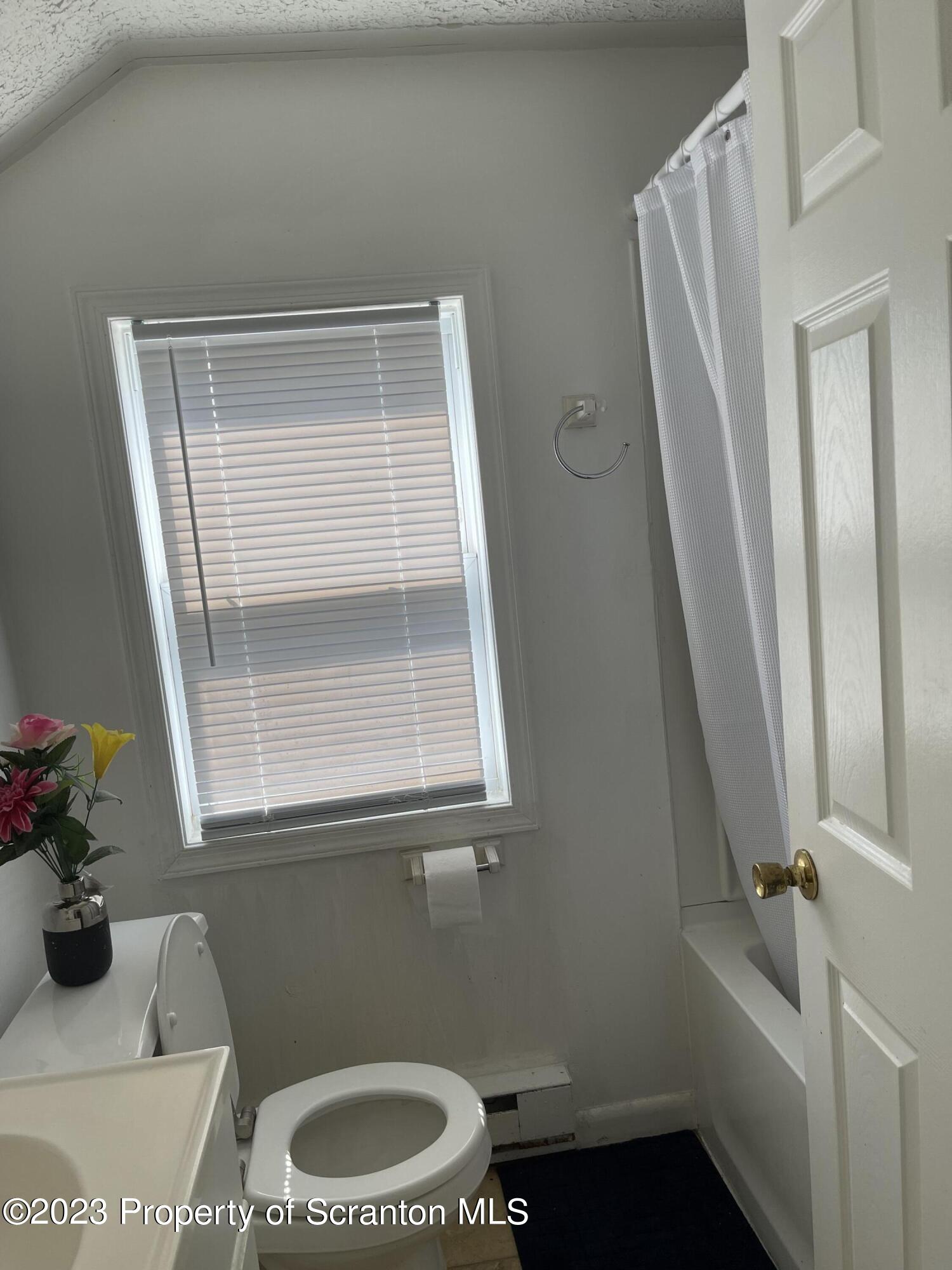 302 Rear Delaware Street Archbald, PA 18403 - Photo 17 of 20 a bathroom with a sink window and toilet