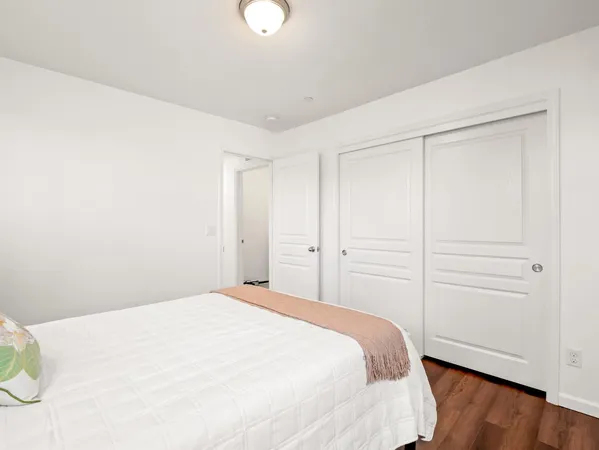 a view of a building with many windows