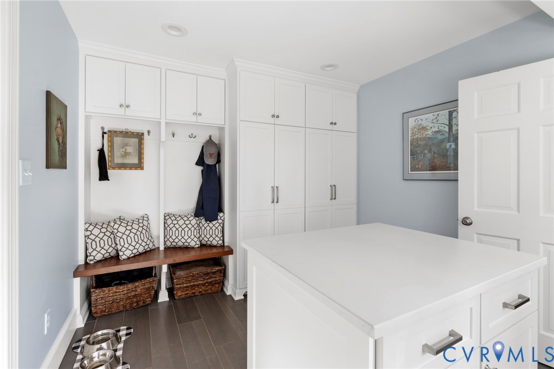 1906 Hickoryridge Road Henrico, VA 23238 - Photo 20 of 40 Renovated Mud Room with storage cubbys, built-in c