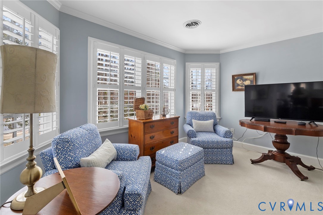 1906 Hickoryridge Road Henrico, VA 23238 - Photo 25 of 40 Bright sitting room with bay window off of the Pri