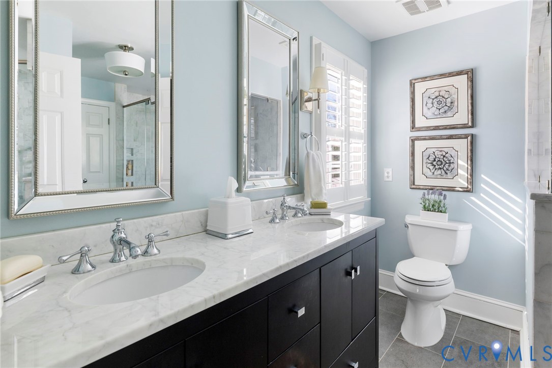 1906 Hickoryridge Road Henrico, VA 23238 - Photo 27 of 40 Beautiful new Primary Bath with dual vanities and