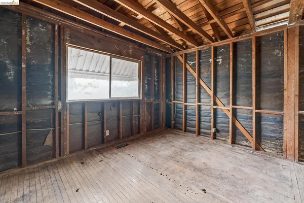 a backyard of a house