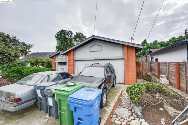 a car parked in front of house