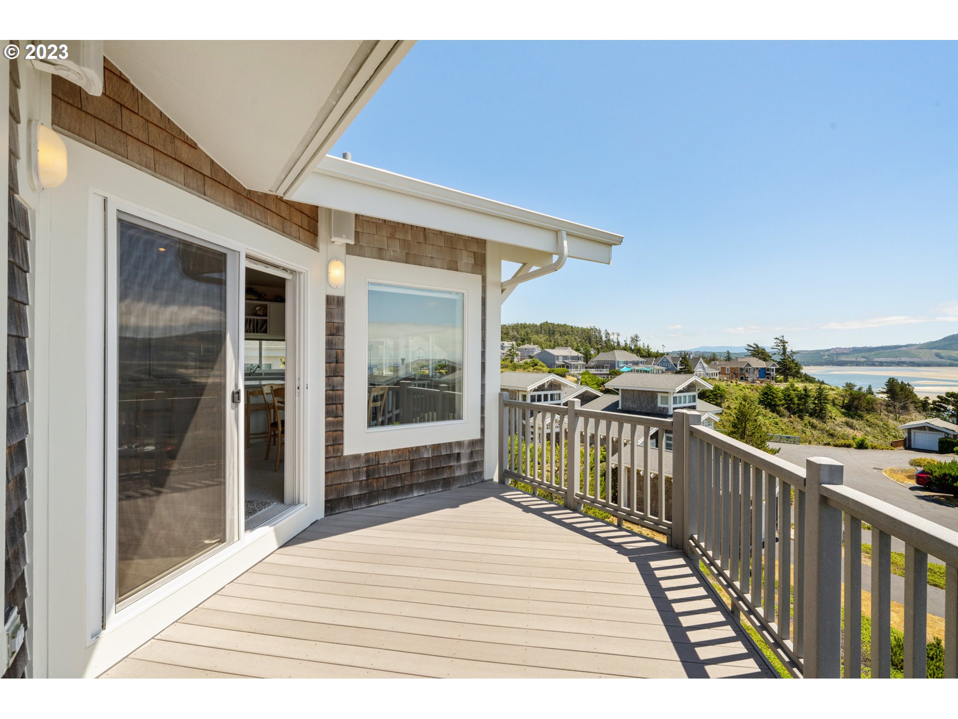 535 Capes Point Oceanside, OR 97141 - Photo 17 of 48 a view of a balcony