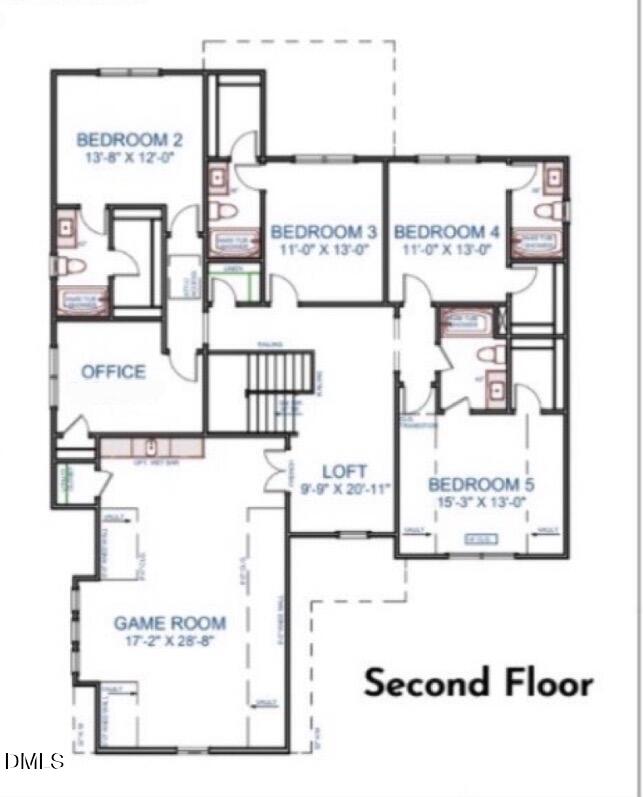 Lot 1-1007 Temple Street Raleigh, NC 27609 - Photo 4 of 4 Second Floor