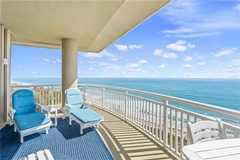 a view of balcony with couch