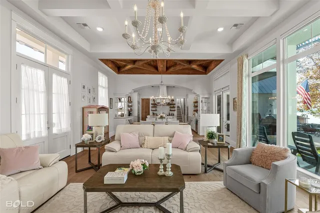a kitchen with granite countertop a stove and cabinets