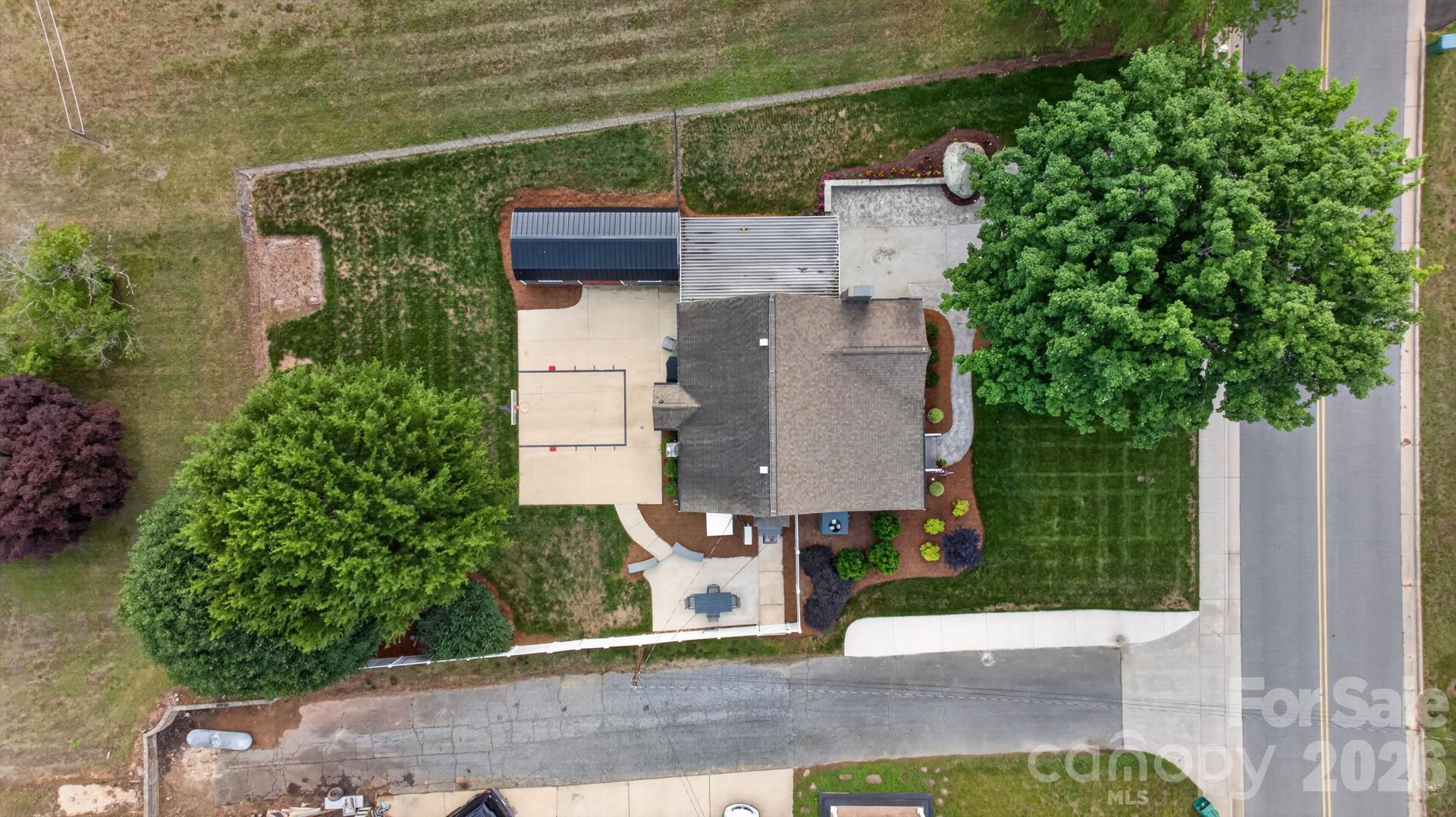 1016 Raney Street Salisbury, NC 28146 - Photo 33 of 45 an aerial view of a house with a yard