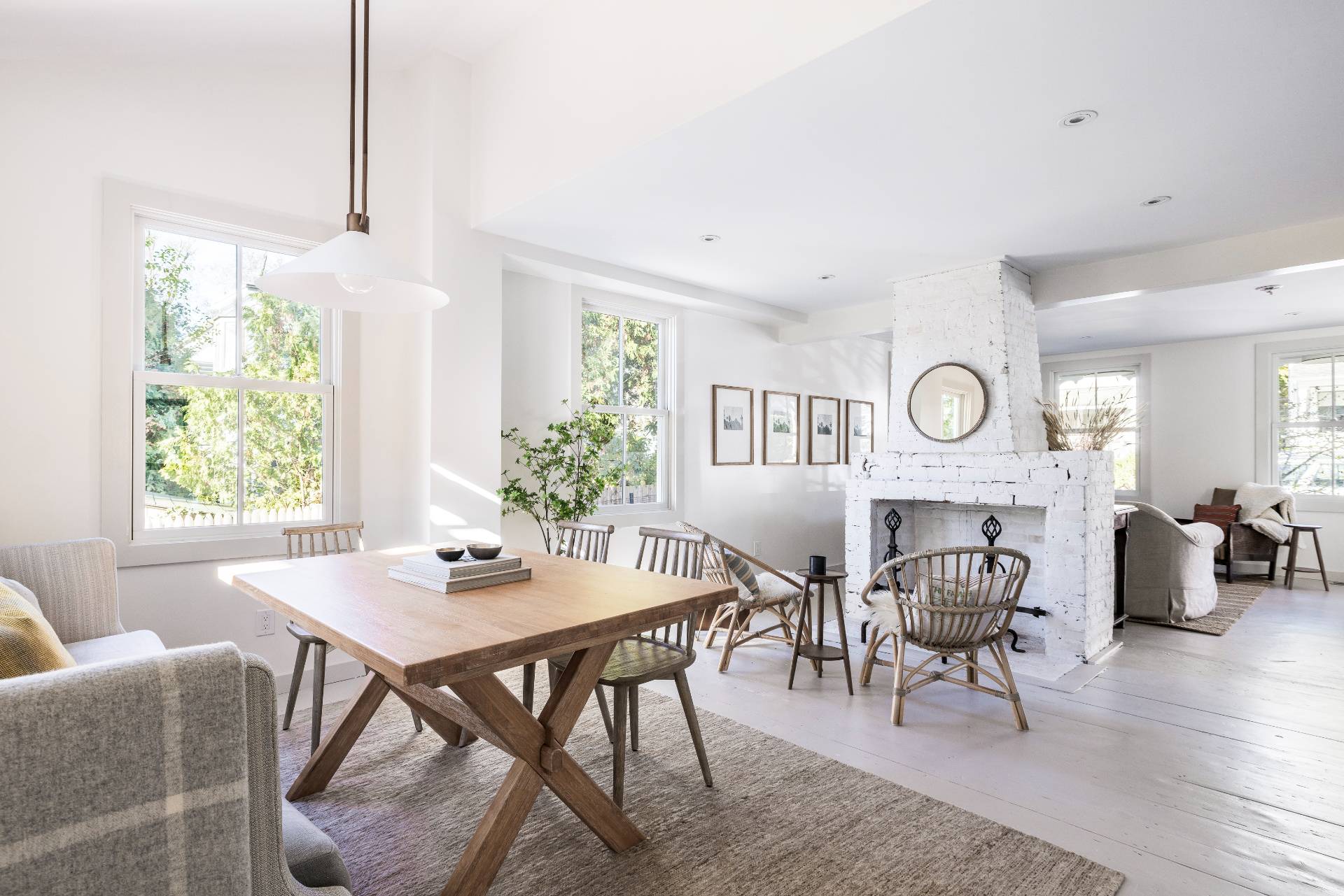 206 Division Street Sag Harbor, NY 11963 - Photo 4 of 24 a view of a dining room with furniture window and wooden floor