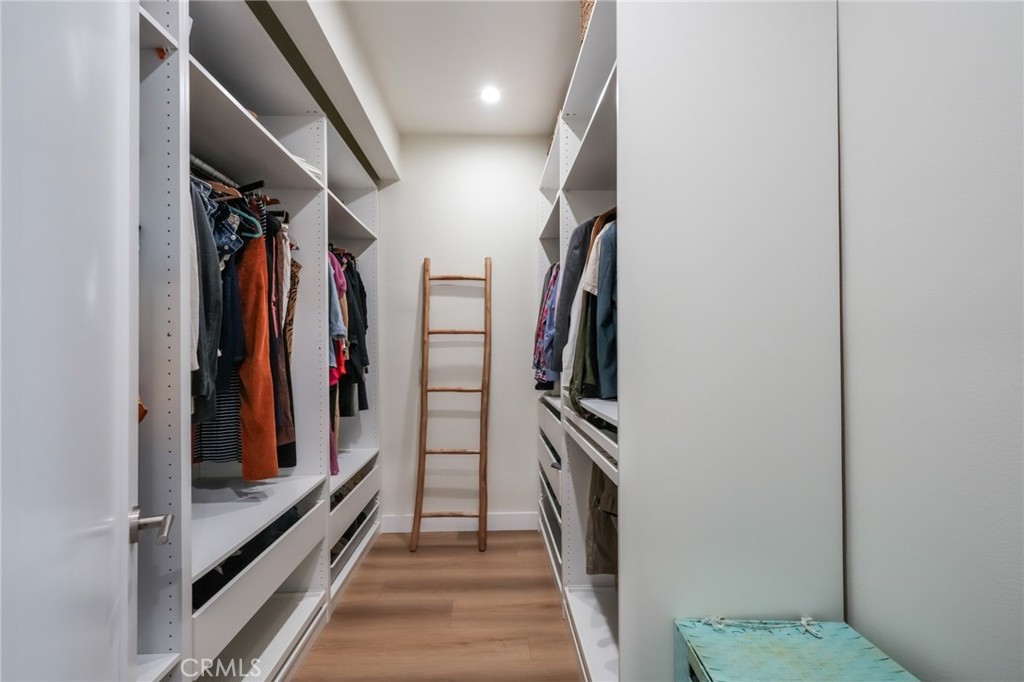 3958 Seneca Avenue Los Angeles, CA 90039 - Photo 24 of 48 a view of a hallway with wooden floor and staircase