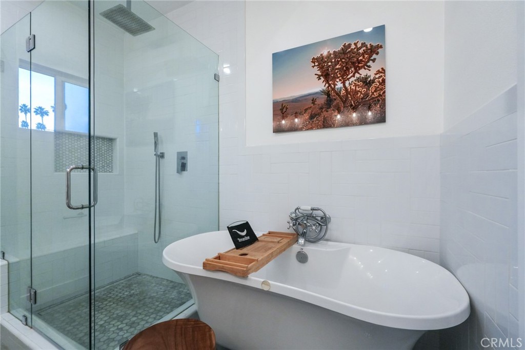 3958 Seneca Avenue Los Angeles, CA 90039 - Photo 26 of 48 a bathroom with a sink and a shower