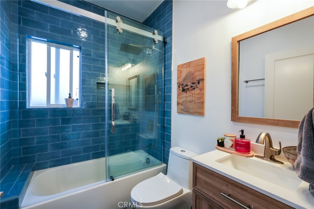 3958 Seneca Avenue Los Angeles, CA 90039 - Photo 32 of 48 a bathroom with a sink toilet and shower