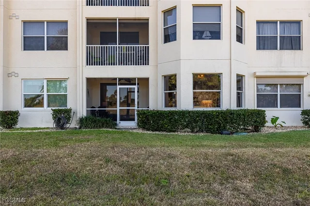 a front view of a building