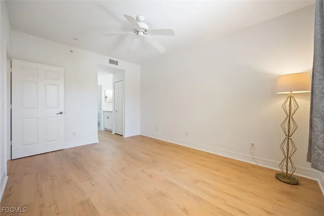 a view of an empty room