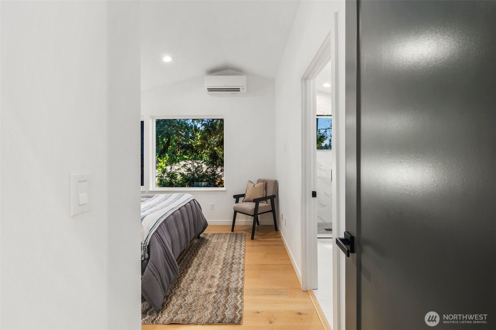 3807 Northeast 89th Street Seattle, WA 98115 - Photo 18 of 32 a view of hallway with wooden floor